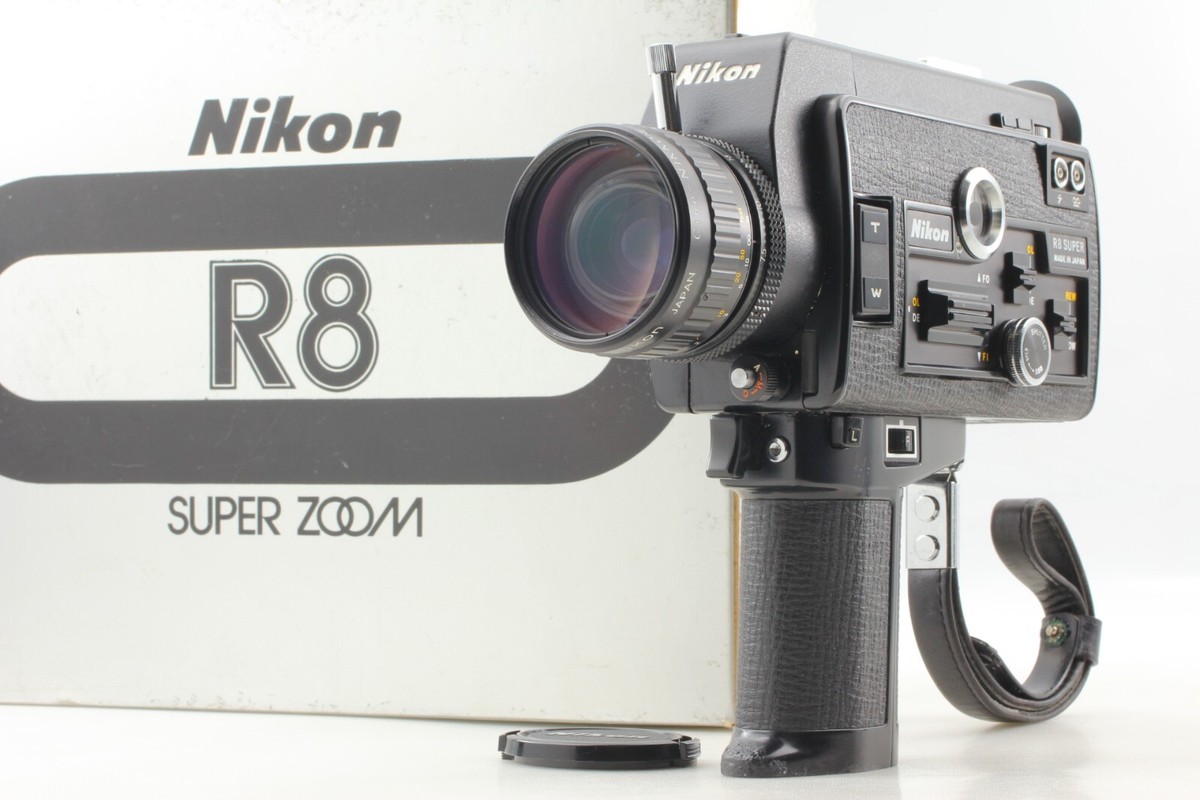 Optical MINT in Box] Nikon R8 Super Zoom 8mm Movie Film