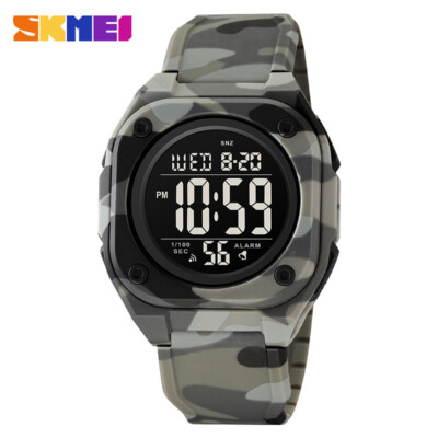 SKMEI Digital Watch Men Wristwatch Outdoor LED Stopwatch for Boys Sport Watches