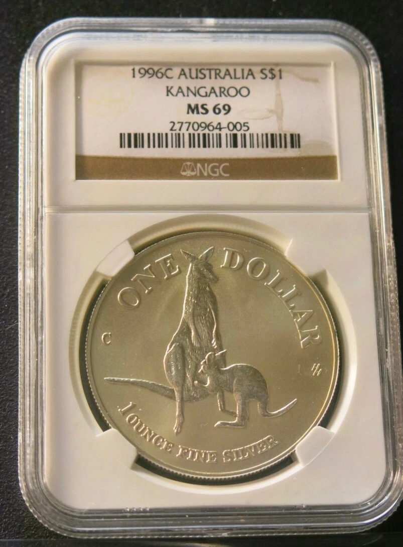 Australian Kangaroo Grade MS 69 Silver Bullion Coins for sale | eBay
