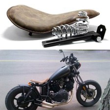 Braun Motorrad Solo Sitz Bobber Sitz Für Yamaha V Star XVS650 XVS950 Bobber