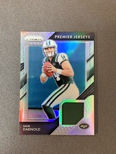 2018 Sam Darnold Prizm Premier Jersey Silver Patch 