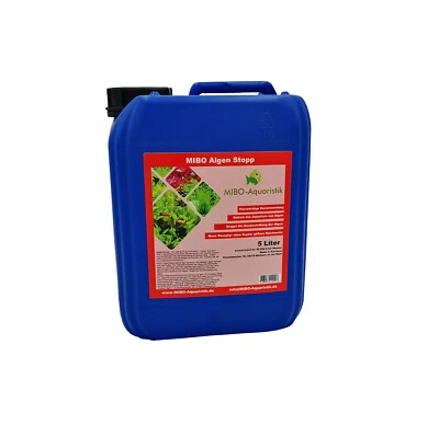 MIBO AQUARISTIK (5,18€/L) MIBO Algenstopp 5.000ml Algenvernichter Algen Stopp Aquarium NEU!!