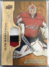 2018-19 Engrained Ilya Samsonov SP RC Rookie Patch /35 UD Upper Deck # 04/35