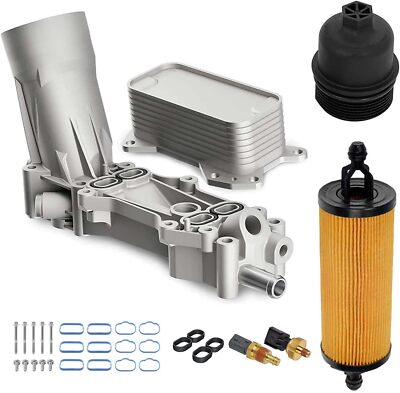 Engine Oil Cooler Filter Housing Assembly For Dodge Chrysler Jeep 2011-2016 3.6L