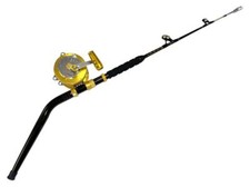 EatMyTackle 130W 2-Speed Reel on a 160-200 lb. Long Dredge Rod