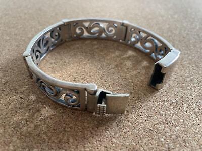 Men's AZ 950 Silver Bracelet Vintage Thick Heavy Cool Design Men's AZ 950 Silver Bracelet Vintage Thick Heavy Cool Design