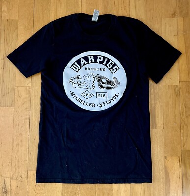 2020 Warpigs Brewing Shirt S - Mikkeller x 3 Floyds CPH USA Wheezin The Juice 