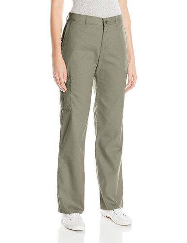 Relaxed Straight Cargo Pants Khaki 