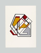 Mario RADICE - "Senza titolo", (A) '1970 - Serigrafia, 75 x 56 cm