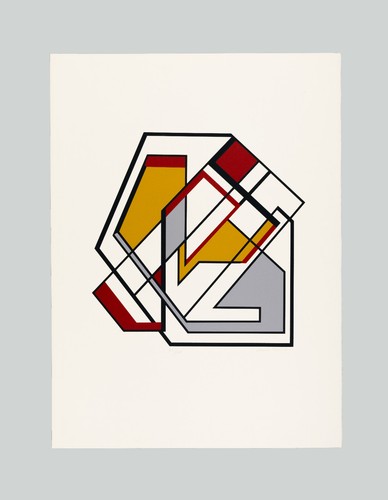 Mario RADICE - "Senza titolo", (A) '1970 - Serigrafia, 75 x 56 cm - Bild 1 von 5