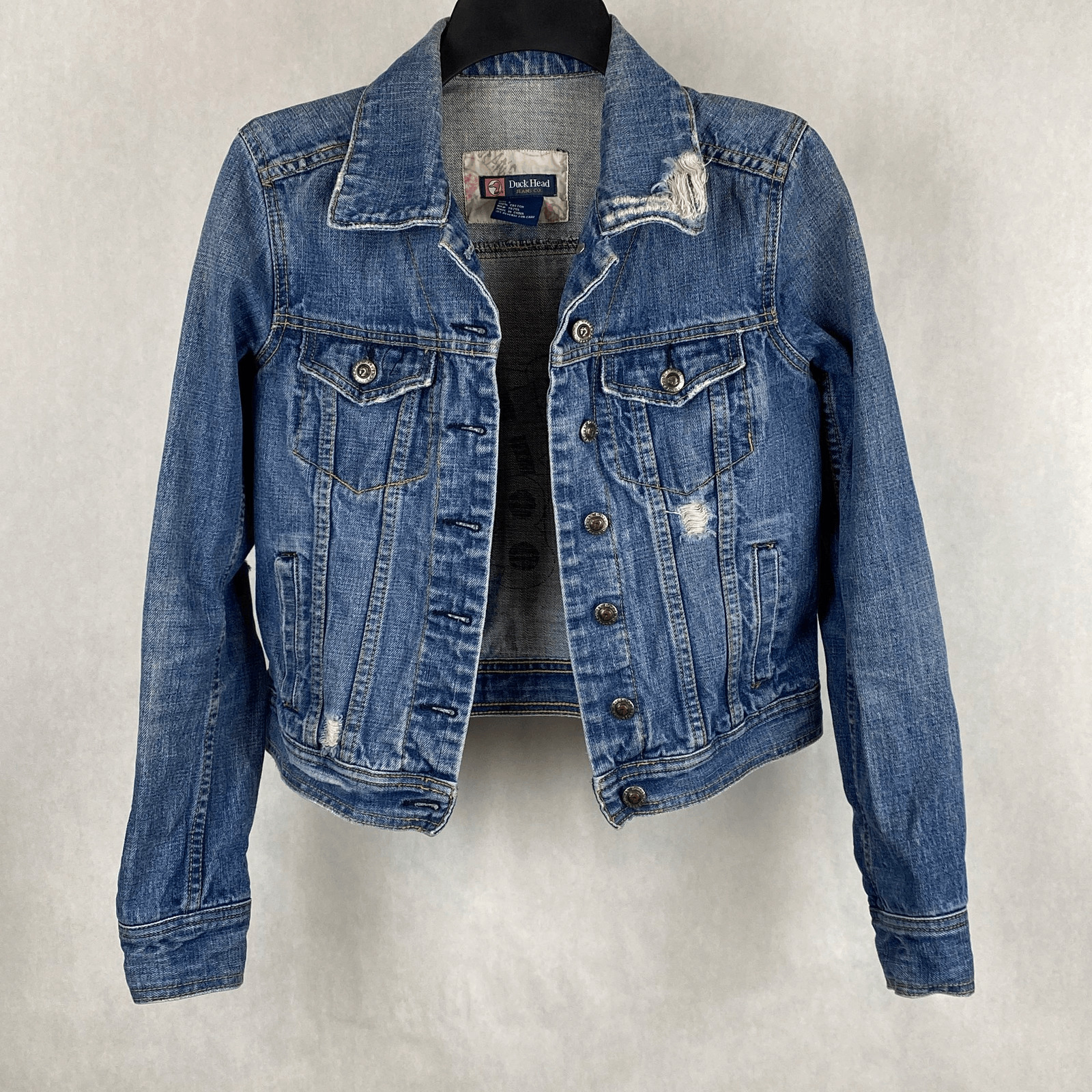 Duck Head Jeans Denim Jacket Size Small Button Fr… - image 1