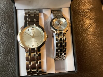 Geneva Extra Superior Watch Set Men s Womens NIB