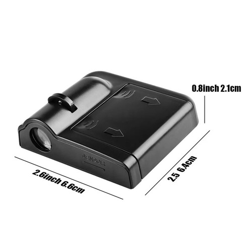 🇬🇧2 MG LED DOOR LOGO PUDDLE LIGHT NO DRILL & MAGNET SENSOR Batteries Included - Afbeelding 10 van 15