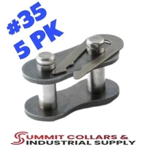 (5) #35 Roller Chain Connecting Links