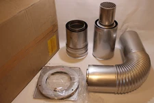 Noritz CVK-H-F - Horizontal Concentric Vent Kit - Inner = 3", Outer = 5"