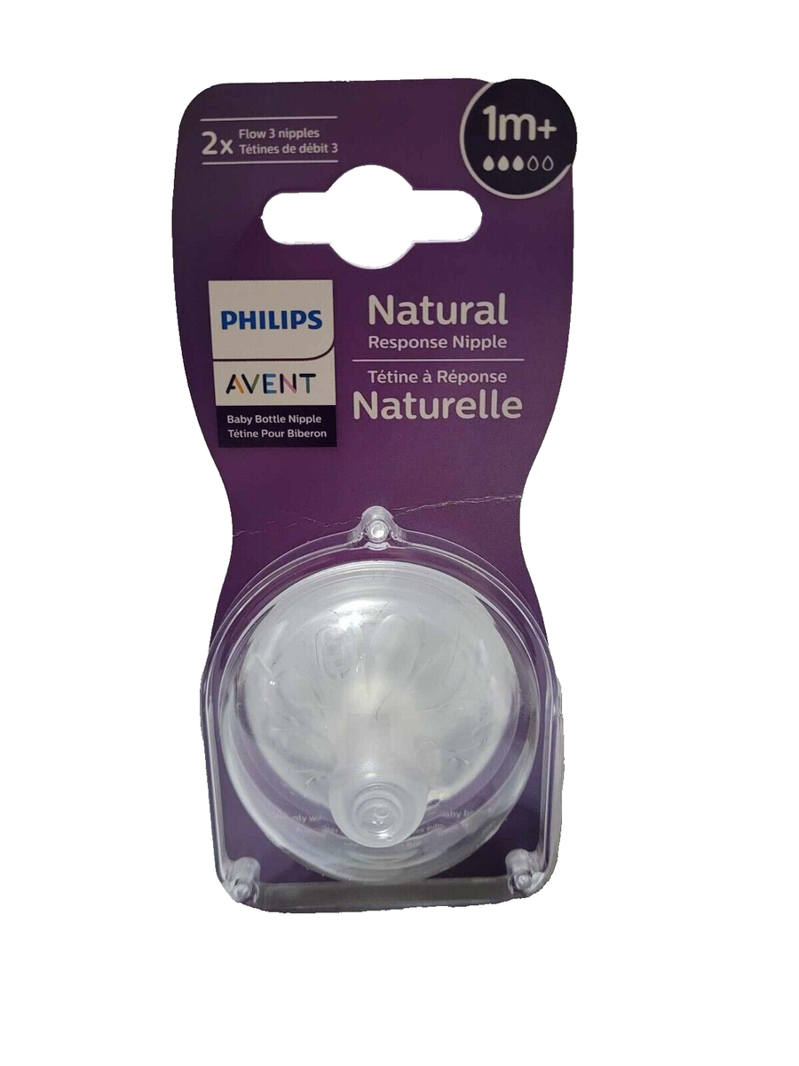 Philips Avent Natural Slow Flow Nipple for Avent Natural Bottles