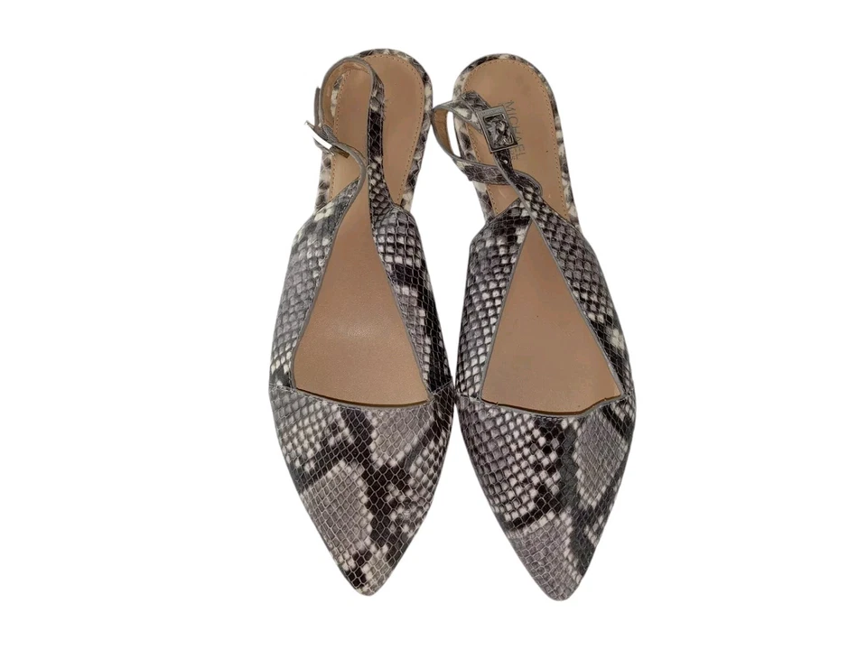 Zapatos Michael Michael Kors para mujer Claudia Amimal con cordones punta talla 9,5 M Foto 3 de 4