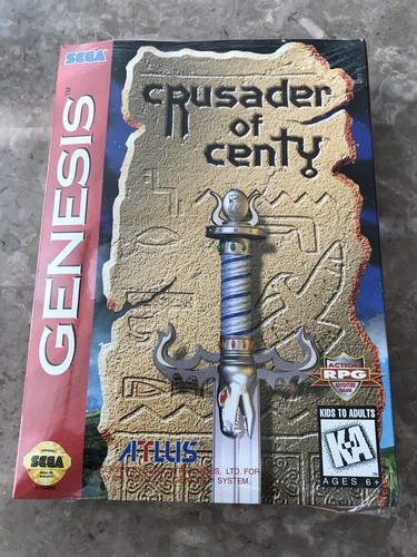 Crusader of Centy Sega Genesis AUTHENTIC ActionRPG Sealed Brand New - Picture 1 of 12