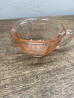 Vintage Pink Depression Glass Tea Cup in Princess Pattern by Anchor Hocking Co.