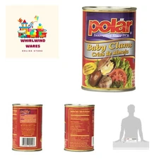 Seafood, Whole Baby Clams, 10-Ounce Pack of 12