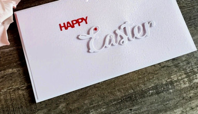 Frohe Ostern Worte Metall Stanzschablone, Prägung, Scrapbooking, DIY, P 43