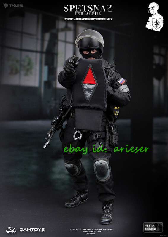 Damtoys 1/6 78015 Elite Series Spetsnaz Fsb Alpha Group Action