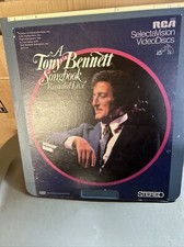 A Tony Bennett Songbook Recorded Live RCA CED SelectVision