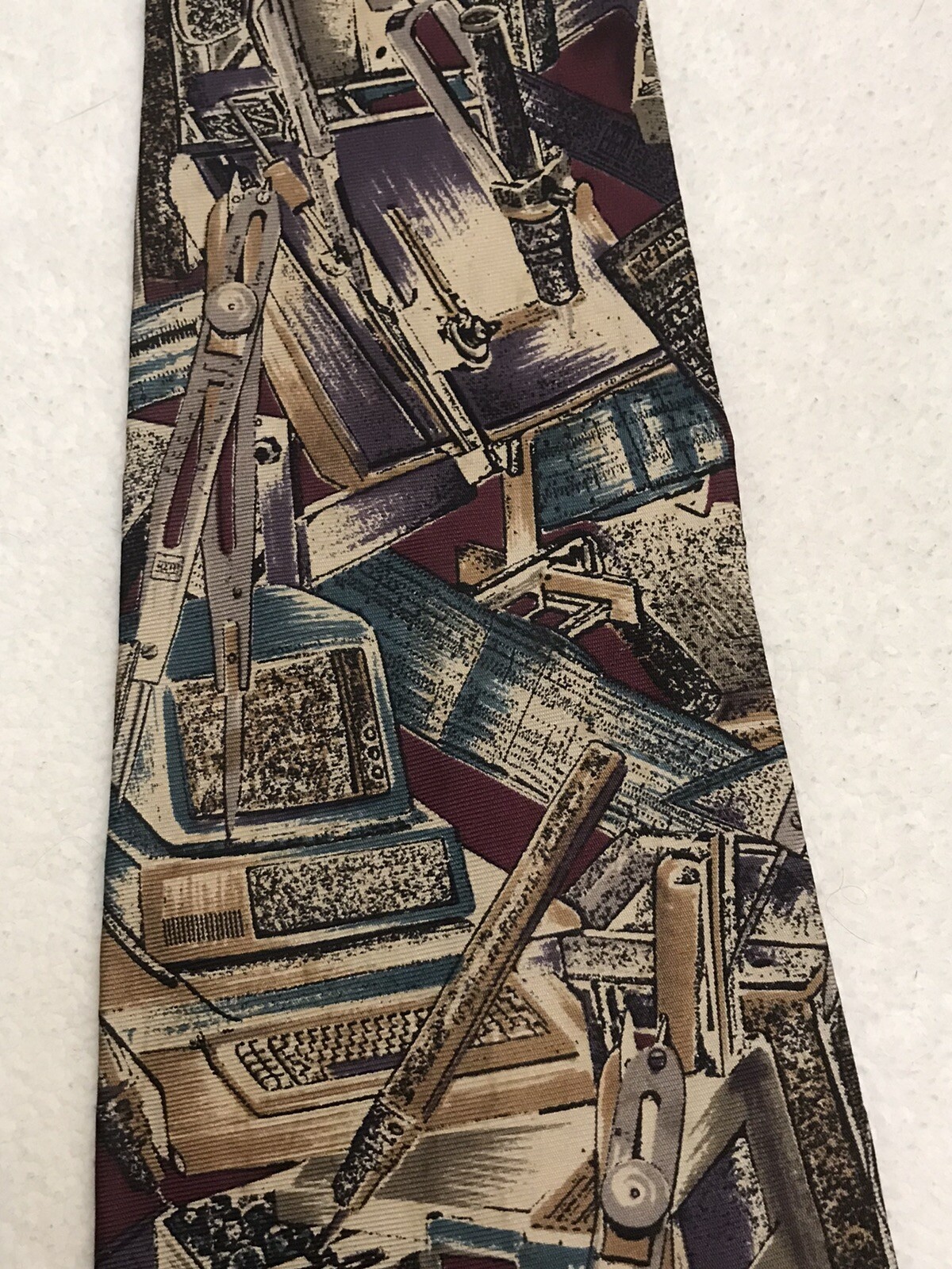 Rohde Royce Neck Tie Computer Drafting Mechanical… - image 2