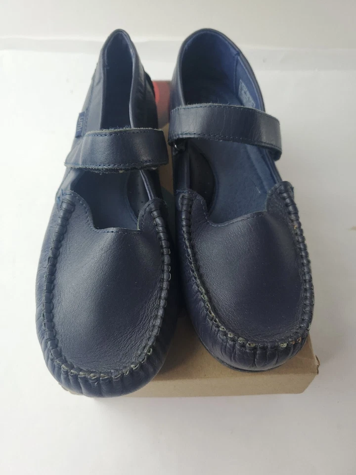 Umi Niños Moraine B Uniforme Azul Marino Cuero Zapatos Talla 13C Foto 3 de 4