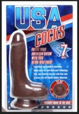 XR Brands Cock - Black, 7 inch - Ultra- Real Cock to fill all your fantasies  