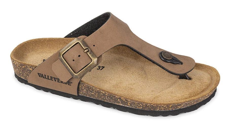 VALLEVERDE SOFT VG830QP CIABATTE SCARPE DONNA DA INFILARE FIBBIA NOCCIOLA