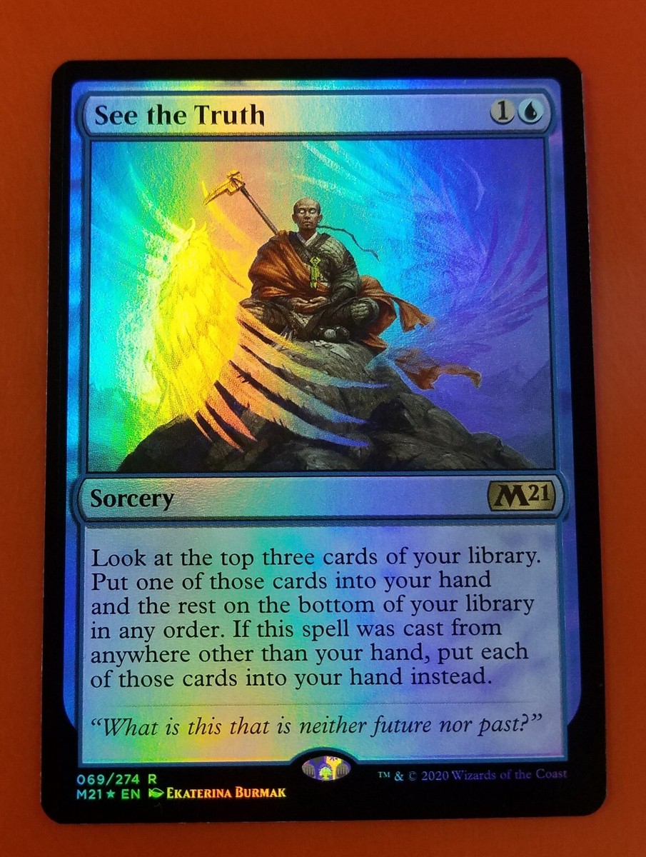 1x See the Truth | FOIL | M21 Core Set 2021 | MTG Magic Cards 1x See the Truth | FOIL | M21 Core Set 2021 | MTG Magic Cards