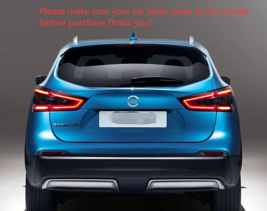 2x Chrome Rear Fog Light Cover Trim For Nissan Qashqai 2018-2020 Rogue Sport - image 2 of 2