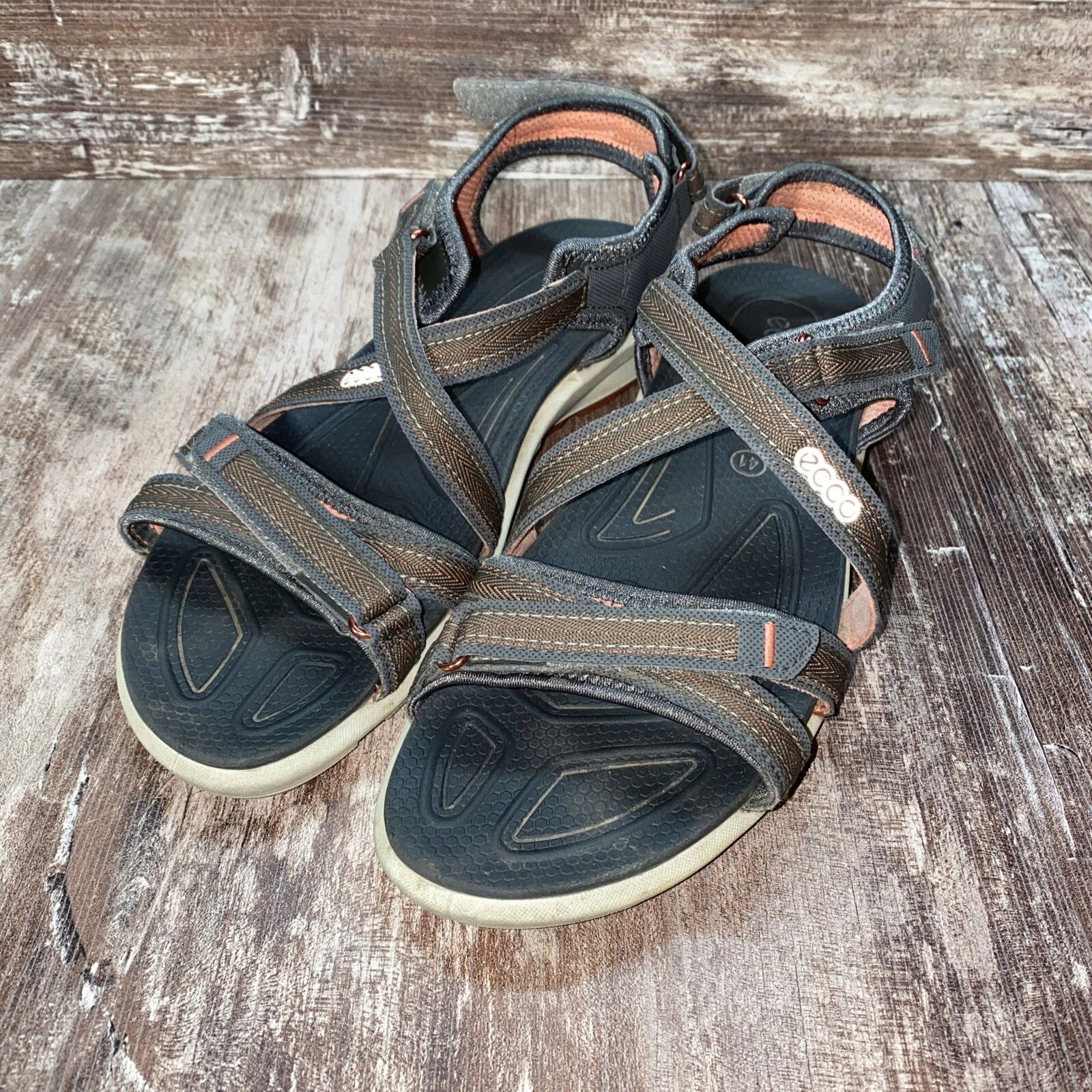 Sandali da trekking sportivi ECCO donna multicolore taglia 41 US 10