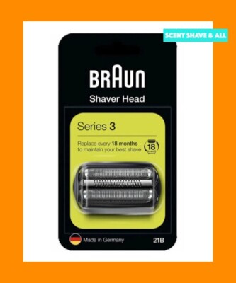 Tête De Rasoir Originale Braun Series 3 (21B) - Réf. 81570020 - Neuf D'origine Allemagne - Pour Rasoir électrique Braun