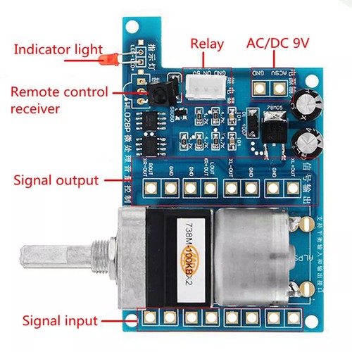 NEW 100K ALPS Remote Control Volume Motorized Potentiometer For Preamp Amplifi3K - Picture 2 of 6