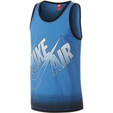 Nike Air Basketball Pivot Futura Tank Top T-Shirt Photo Blue, Large NWT
