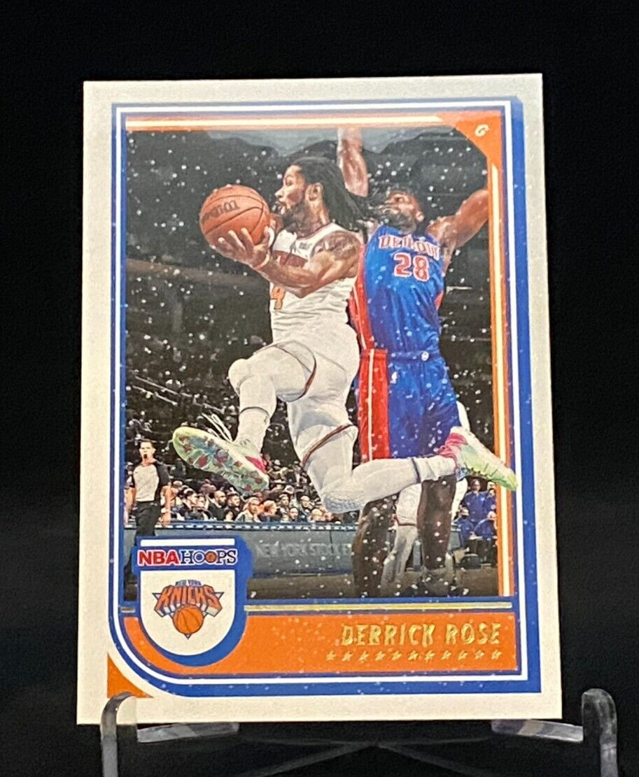 2022-23 Panini NBA Hoops Winter #24 Derrick Rose New York Knicks