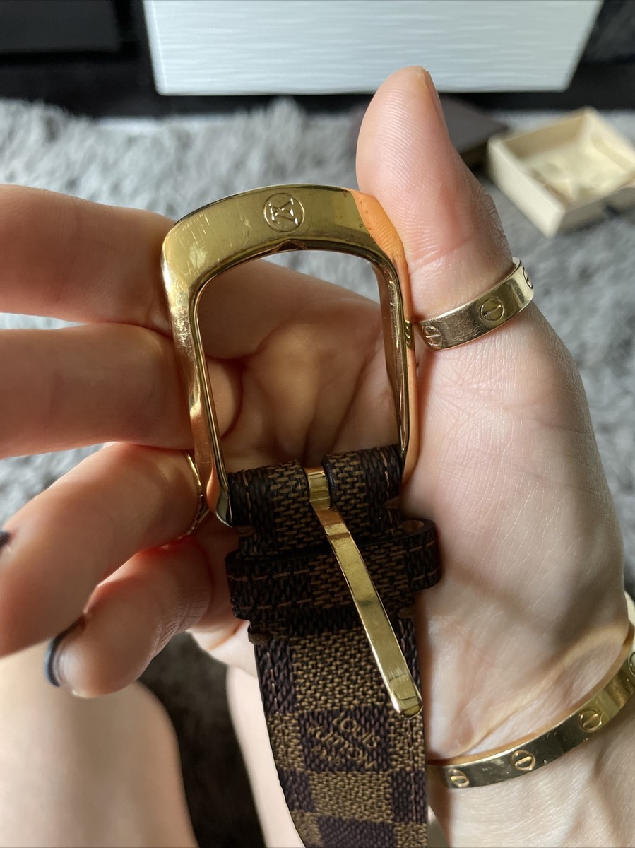 Louis Vuitton Woman Brown Belt (M6995) 85/34 France | eBay