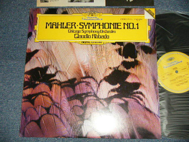 Mahler Chicago Symphony Orch. Claudio Abbado Japan 28MG-0235 LP Symphonie No.1