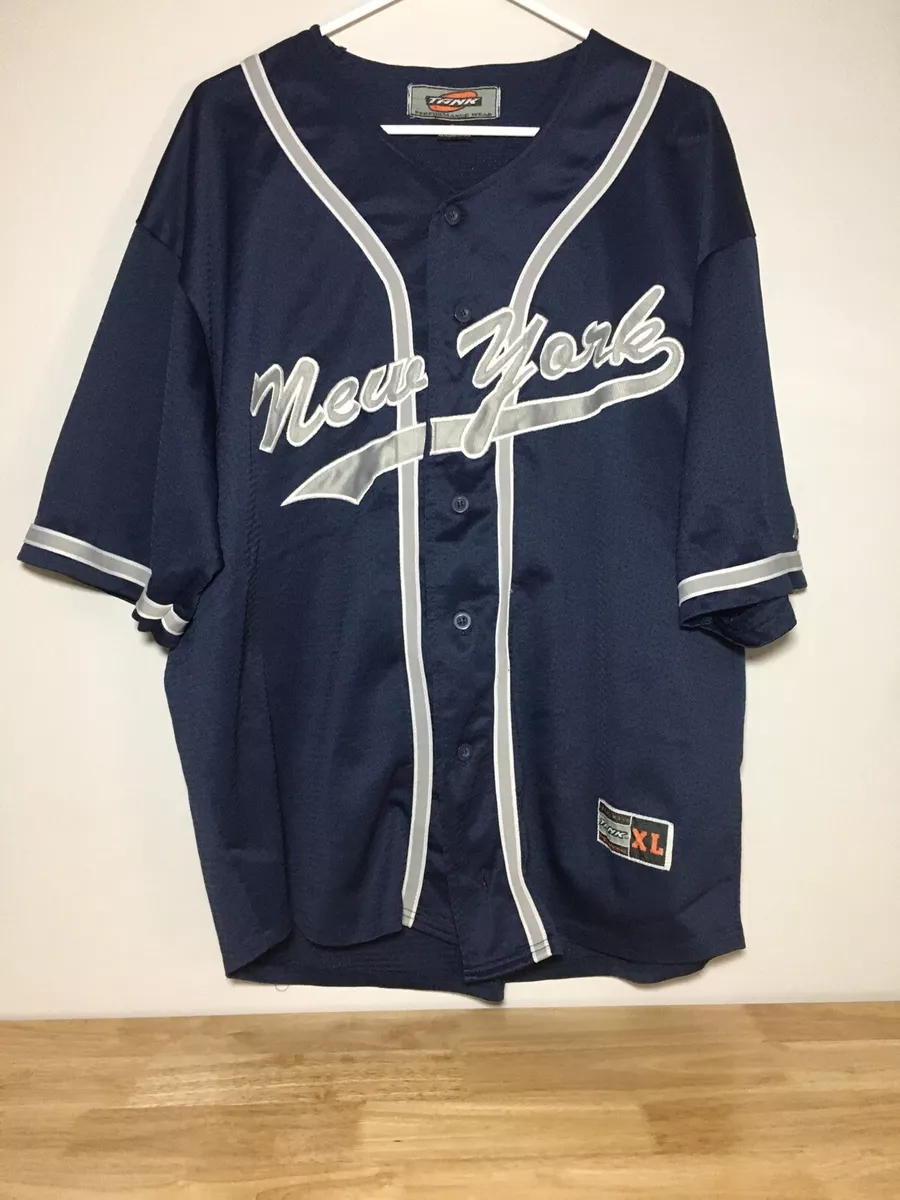 New York Baseball Jersey Mens Size Extra Large Authentic Tank Performance Wear