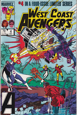 WEST COAST AVENGERS Vol. 1 #4 (of 4) December 1984 MARVEL WEST COAST AVENGERS Vol. 1 #4 (of 4) December 1984 MARVEL