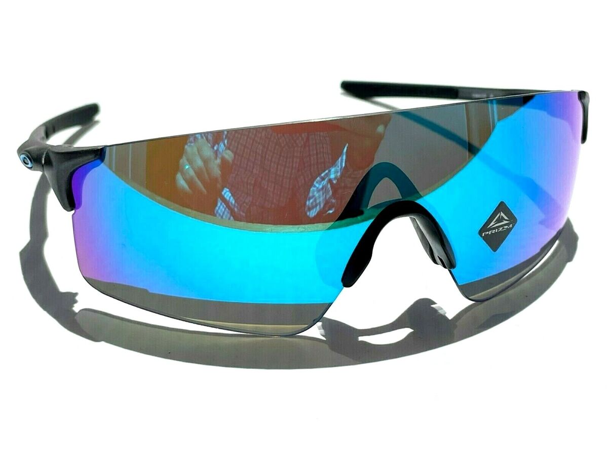 NEW Oakley EVZERO BLADES Steel Frame PRIZM Sapphire Iridium NEW Oakley EVZERO BLADES Steel Frame PRIZM Sapphire Iridium