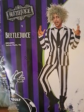 Spirit Halloween Beetlejuice Adult Beetlejuice Suit Costume Size Medium