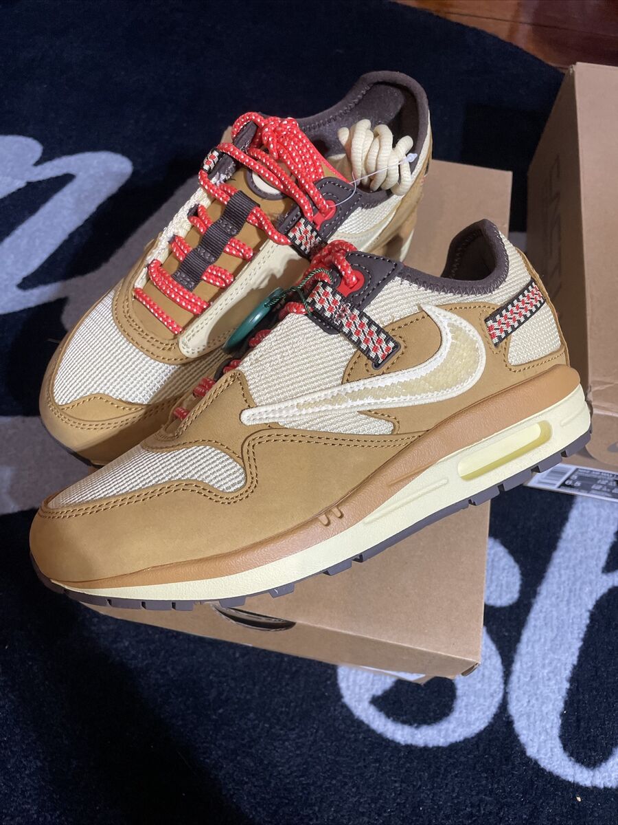 Nike Air Max 1 Travis Scott Cactus Wheat Lemon Drop Size 5.5 Nike Air Max 1 Travis Scott Cactus Wheat Lemon Drop Size 5.5