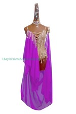 Womens Latin dance Competition Performance Dress Adult Dance Dress New
