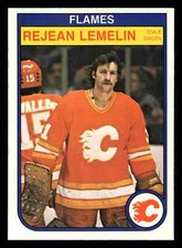 1982-83 O-Pee-Chee Rejean Lemelin #50 - Calgary Flames