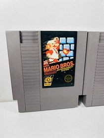 Super Mario Bros. & Duck Hunt -- NES Nintendo 2 Games 5 Screw w/TM on Label