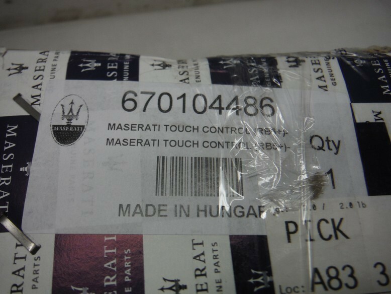 2017 MASERATI GHIBLI NAVIGATION TOUCH CONTROL DISPLAY 670104486