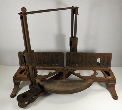 Antique Stanley Miter Box Patent 1909 